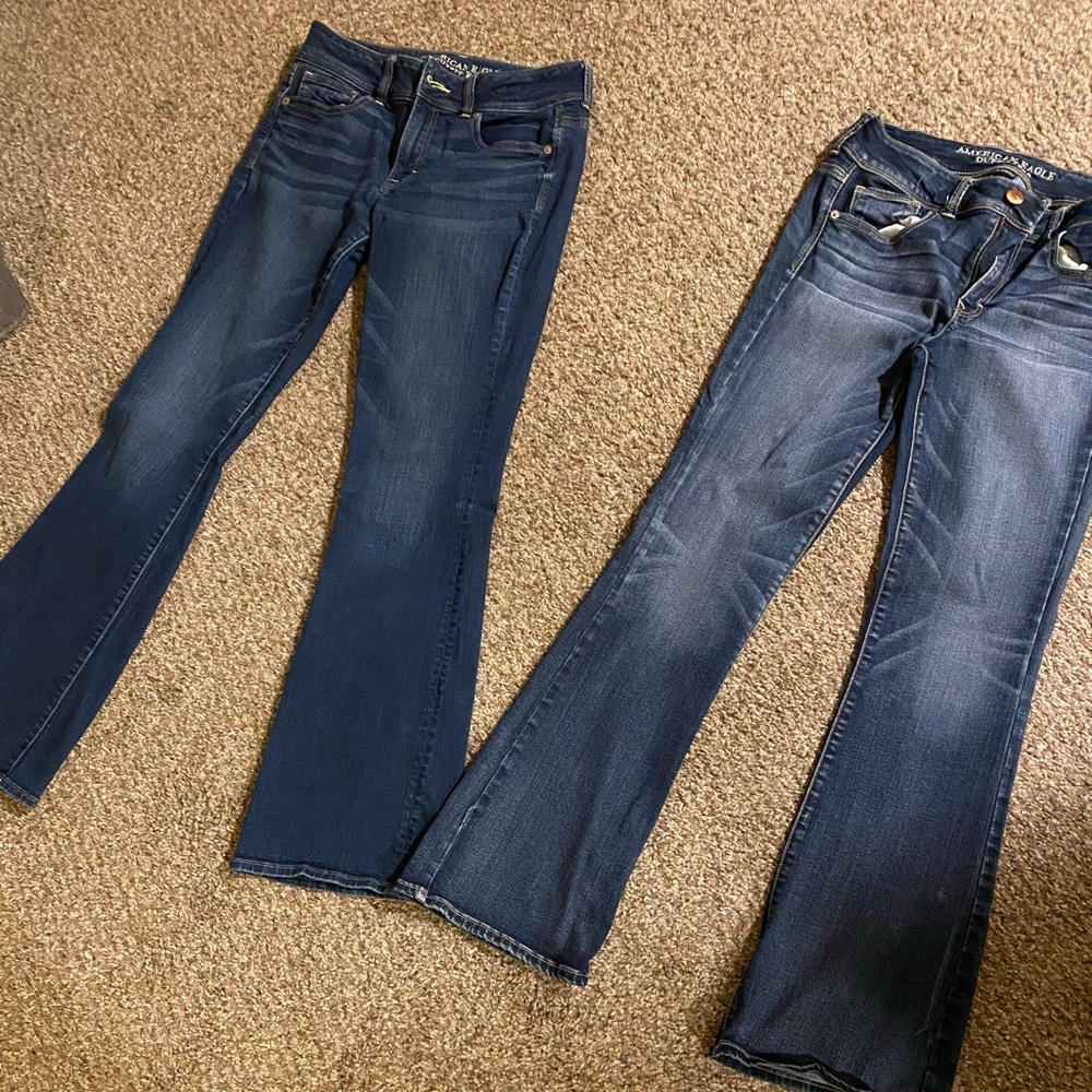 2 pairs of American Eagle Jeans